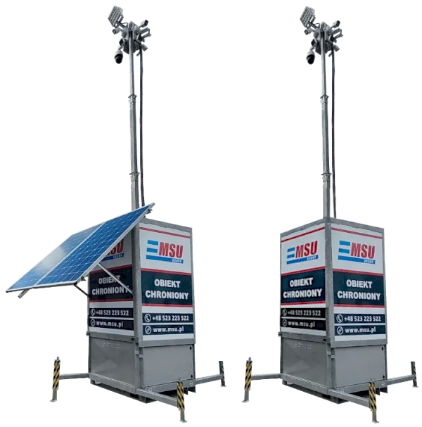 MOBILE SECURITY UNITS SYSTEM reduces property protection costs by 80%