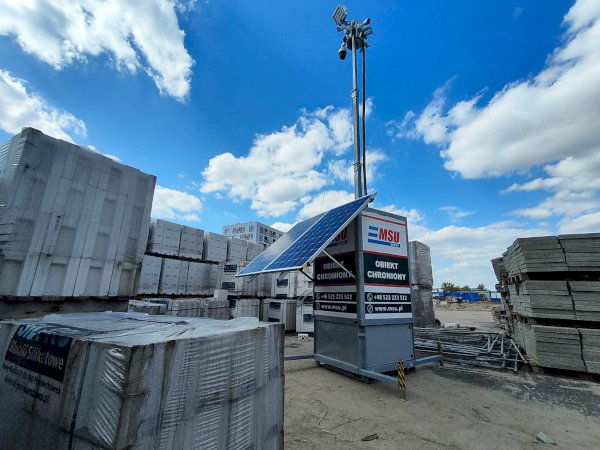 How to effectively protect a construction site using MSU SYSTEM - MOBILE SECURITY UNITS SYSTEM